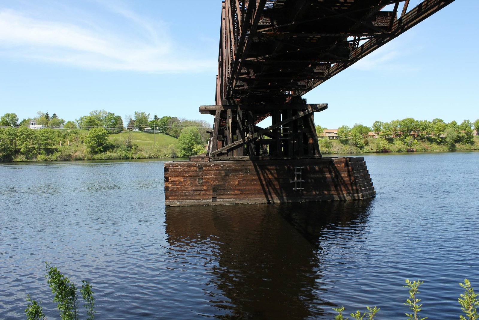 Under bridge prior to 2014 reconstruction